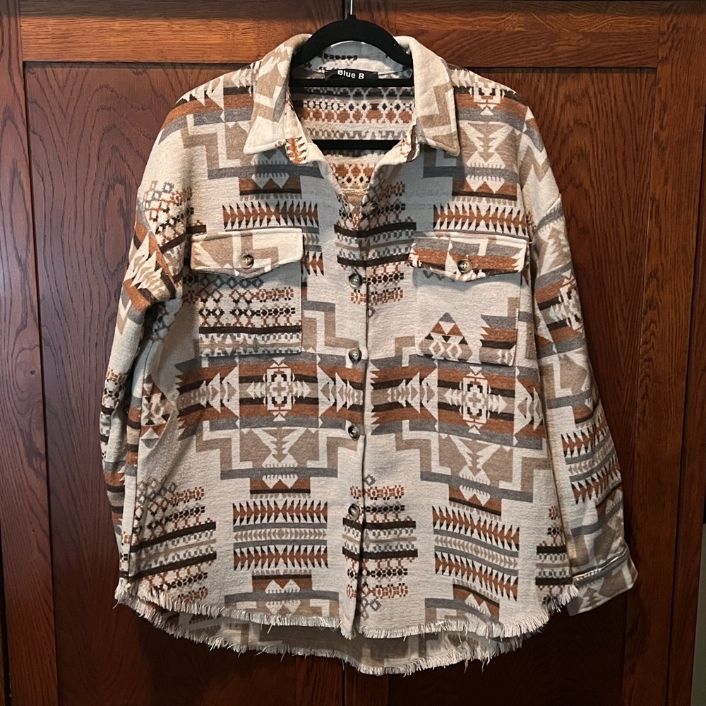 Blue B Shacket size M